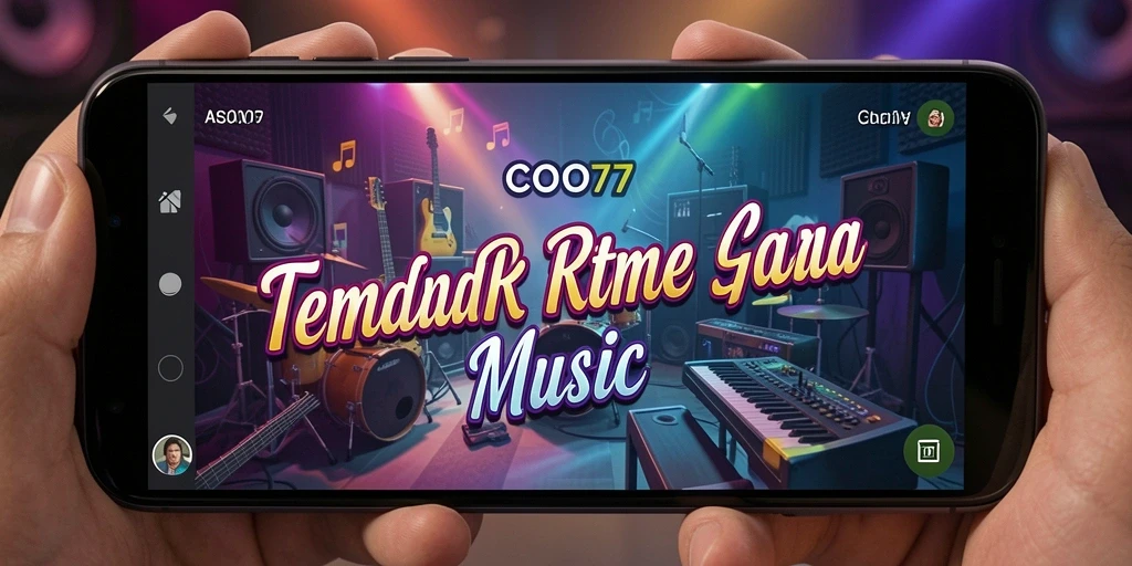 Screenshot gameplay COO77 menampilkan pengalaman bermain musik yang seru.