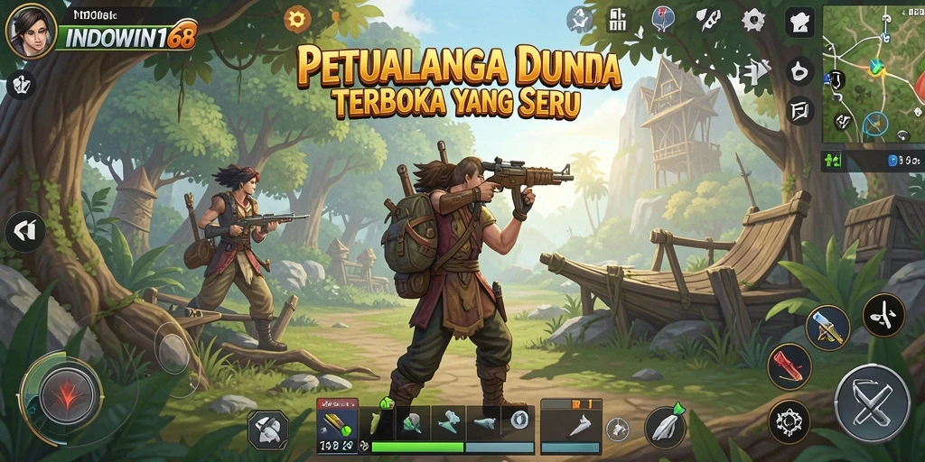 Tampilan gameplay Open World yang memukau dari INDOWIN168.