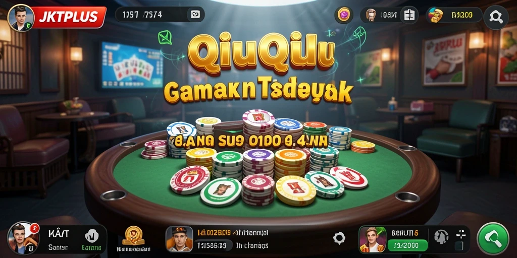Screenshot gameplay QiuQiu JKTPLUS yang seru dan menantang.