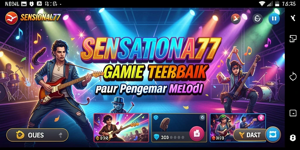 Tampilan gameplay SENSATIONAL77 yang seru dan interaktif.