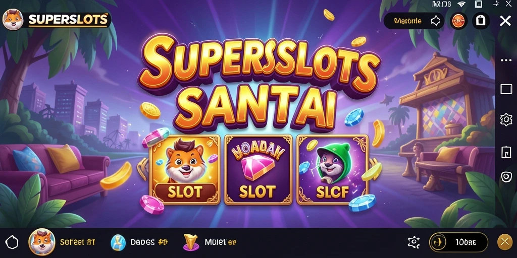 Tampilan gameplay menarik dari SUPERSLOTS yang seru dan menghibur.