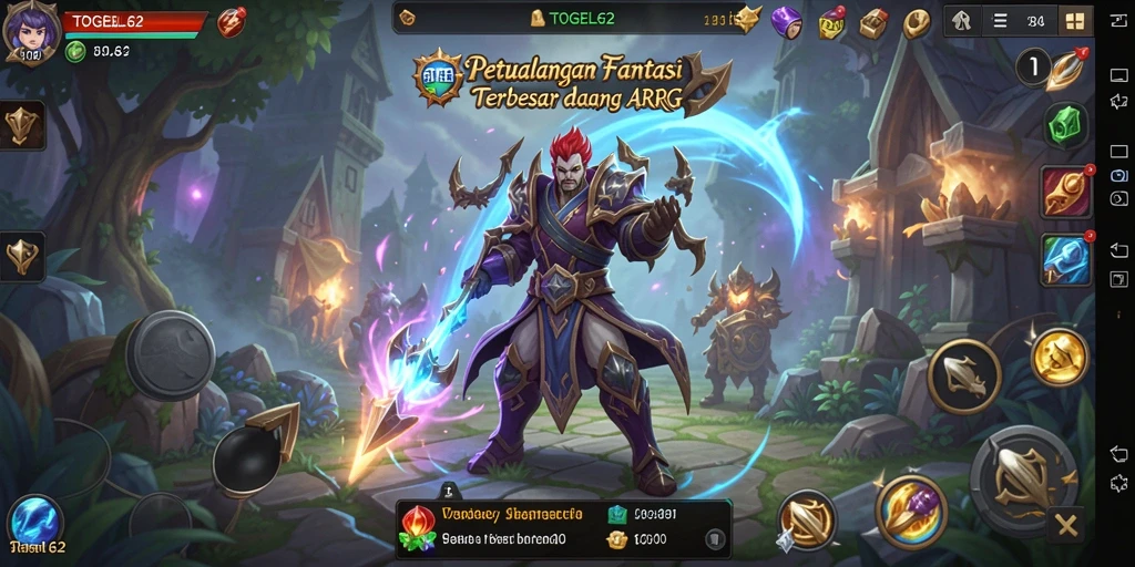 Tampilan gameplay TOGEL62 yang mendebarkan dalam pertempuran ARPG.