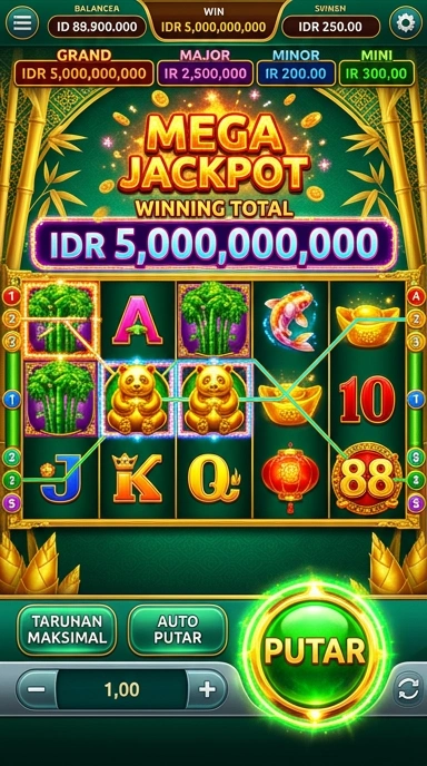 Tampilan antarmuka pengguna bambuhoki88 yang intuitif.